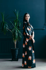 Japanese kimono, obi belt tied at the back