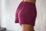 Linen shorts and cami as loungewear