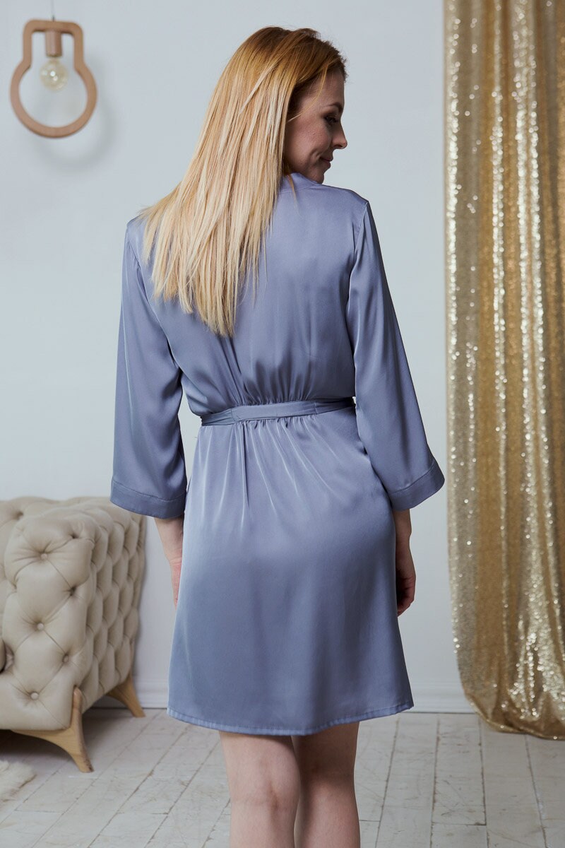 Wedding robe colourways, grey black pink navy