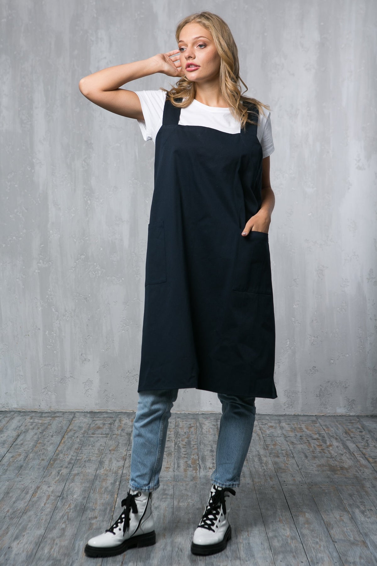Smock apron colour swatches, full range