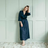 Wedding robe satin, beige bridesmaid dressing gown