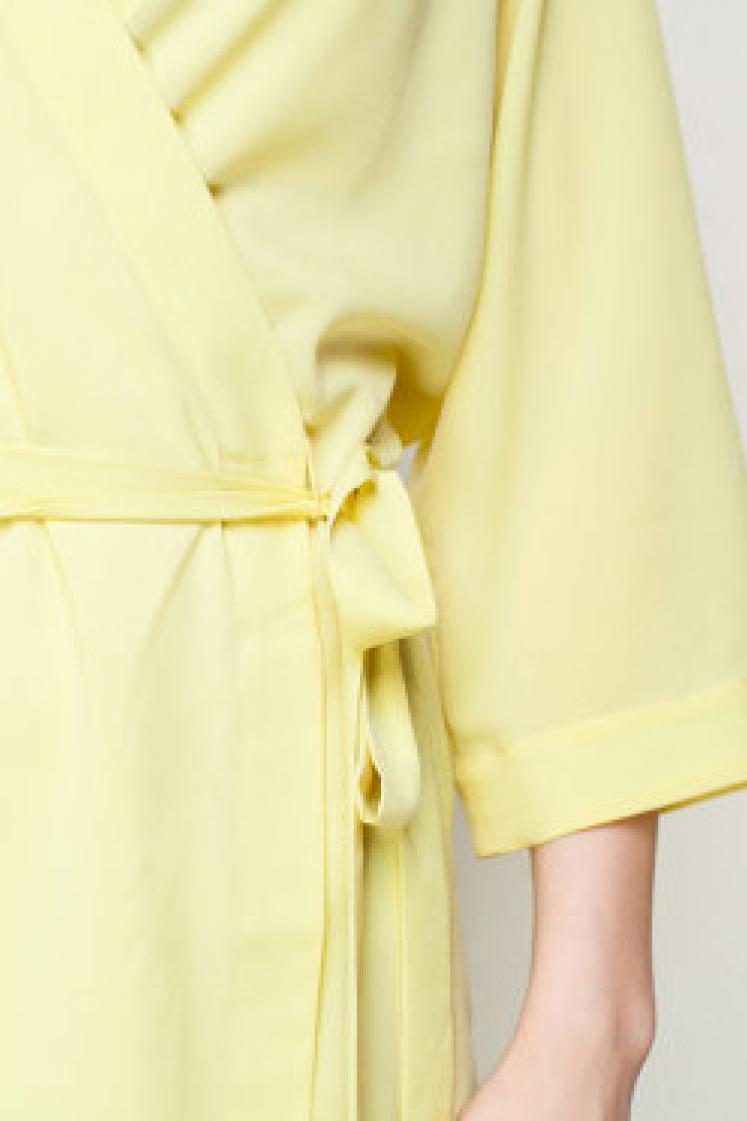 lemon dressing gown